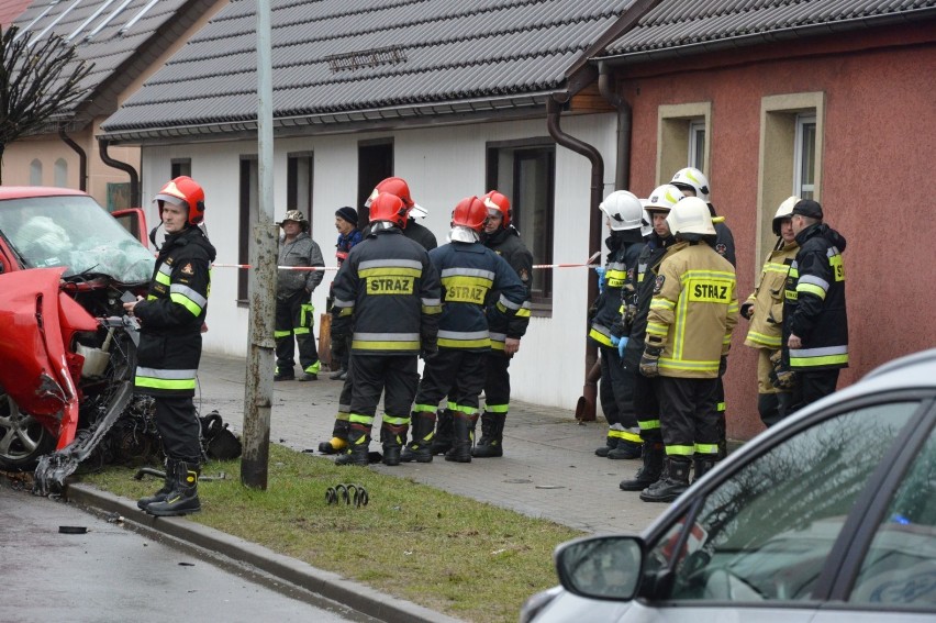 Poważny wypadek samochodowy na Mostnika w Lęborku