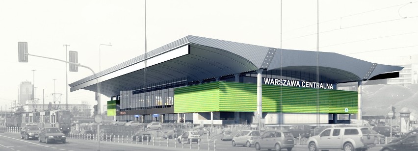 Wizaualizacja odnowionego Dworca Warszawa Centralna