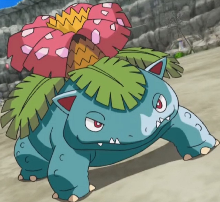 Sprawdź czy złapałeś już wszystkie Pokemony! 

3. Venusaur