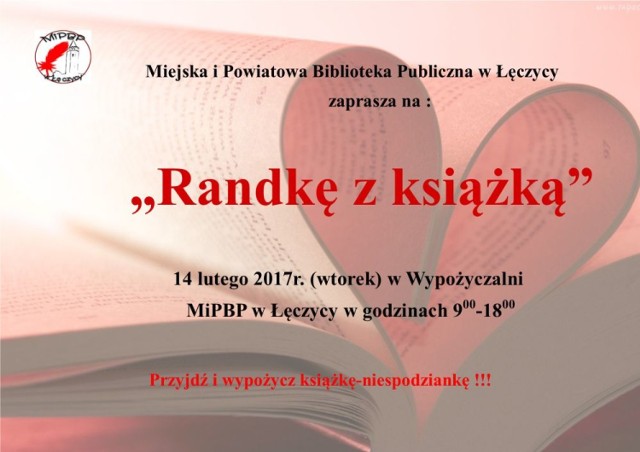 Na walentynki do biblioteki w Łęczycy