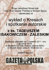 Nowy Sącz: spotkanie z ks. Tadeuszem Isakowiczem- Zaleskim