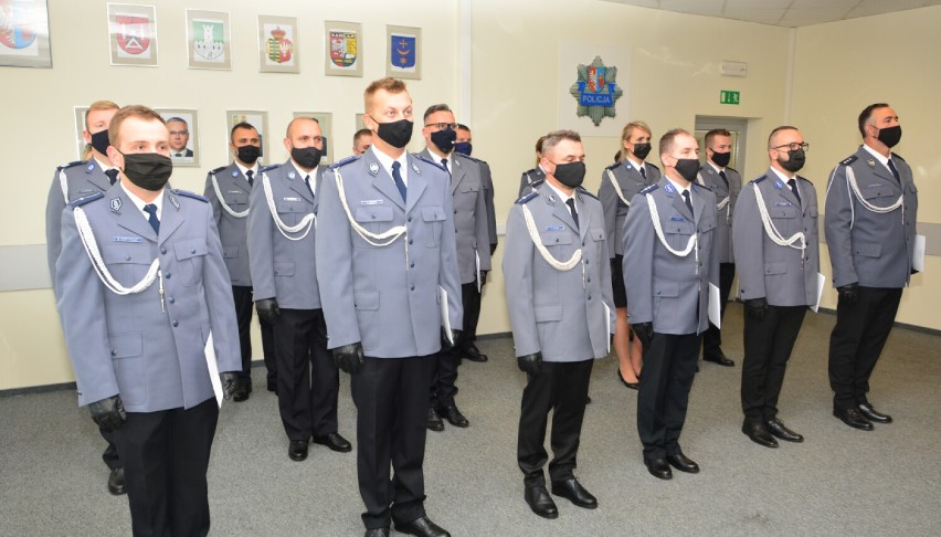 Chrzanów. 64 policjantów mianowanych na wyższe stopnie podczas obchodów Święta Policji [ZDJĘCIA] 