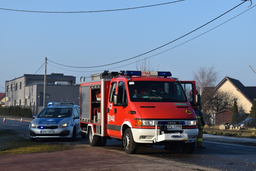 Wypadek w Lenartowicach
