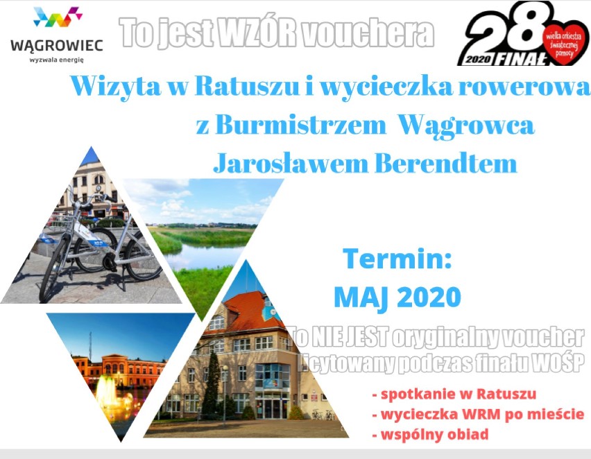 WOŚP Wągrowiec 2020. Na licytacjach m.in. dzień w towarzystwie burmistrza Jarosława Berendta 