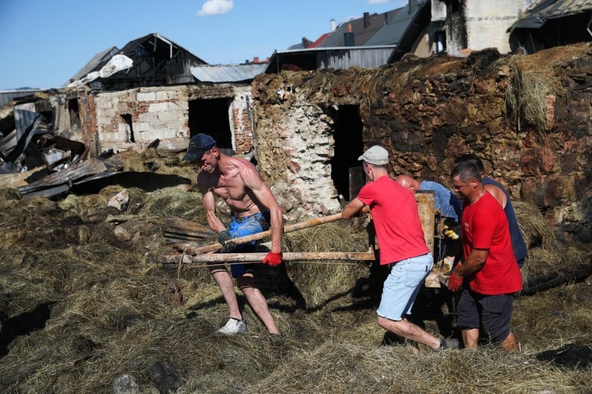 Nowa Biała po pożarze, skala strat jest ogromna