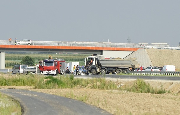 Oleśnica: Wypadek na S8