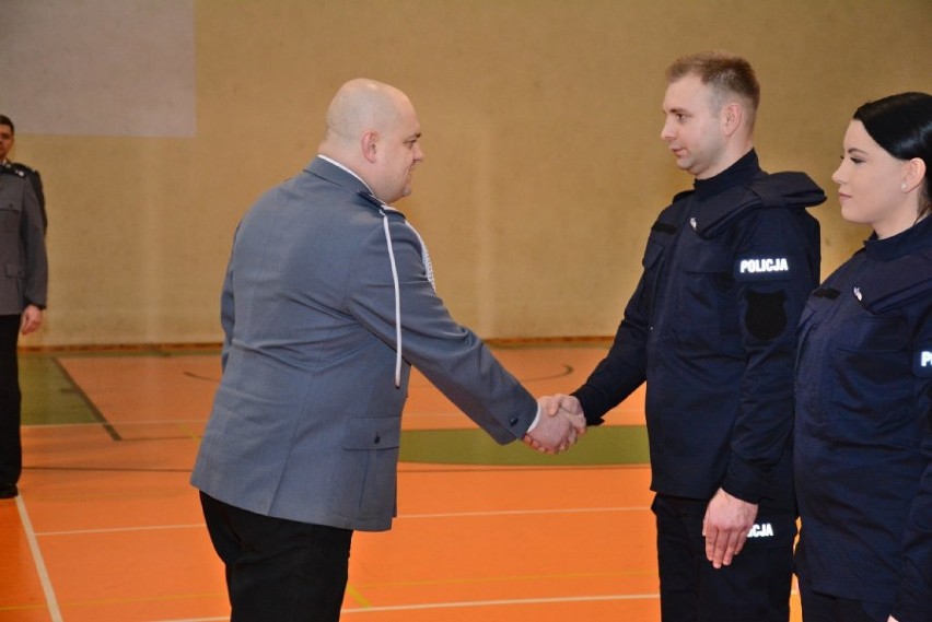 Ślubowanie nowych policjantów z terenu województwa łódzkiego