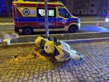 To była niebezpieczna noc W Opolu. Na ulicy Ozimskiej w ciągu 30 minut był aż dwa wypadki