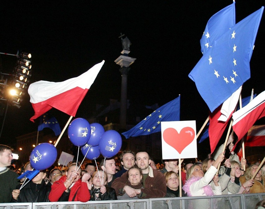 Uroczysty koncert na Placu Zamkowym „Welcome Europe”,...