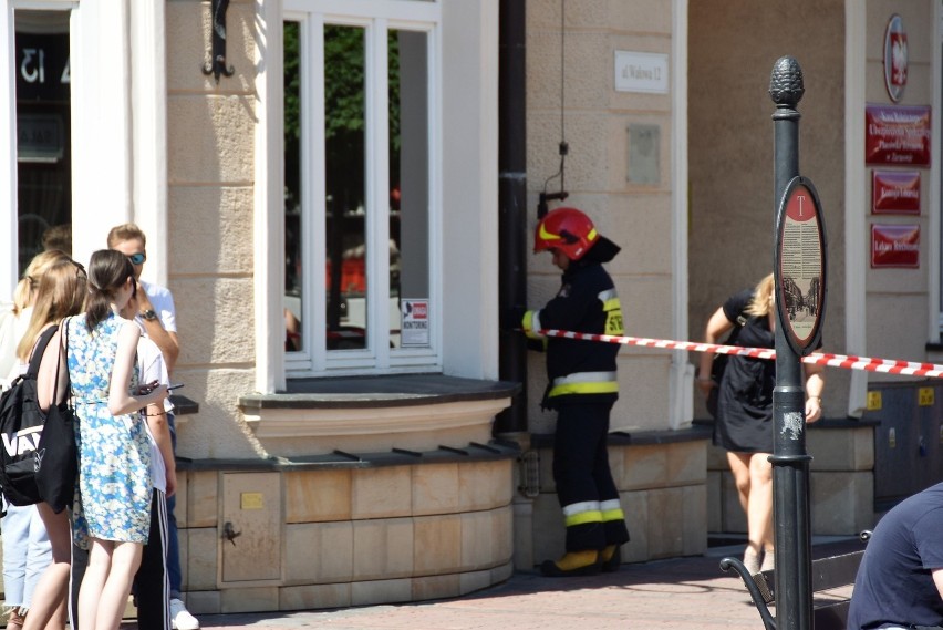 Akcja ratownicza na ulicy Wałowej w Tarnowie. 18 czerwca...