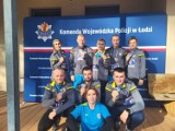 Niebieski Bieg Niepodległości o Puchar Komendanta Głównego Policji 2023 z udziałem poddębickich policjantów ZDJĘCIA
