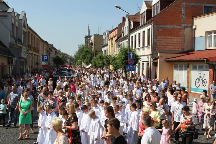 Procesja Bożego Ciała w parafii NMP Niepokalanie Poczętej w Wolsztynie