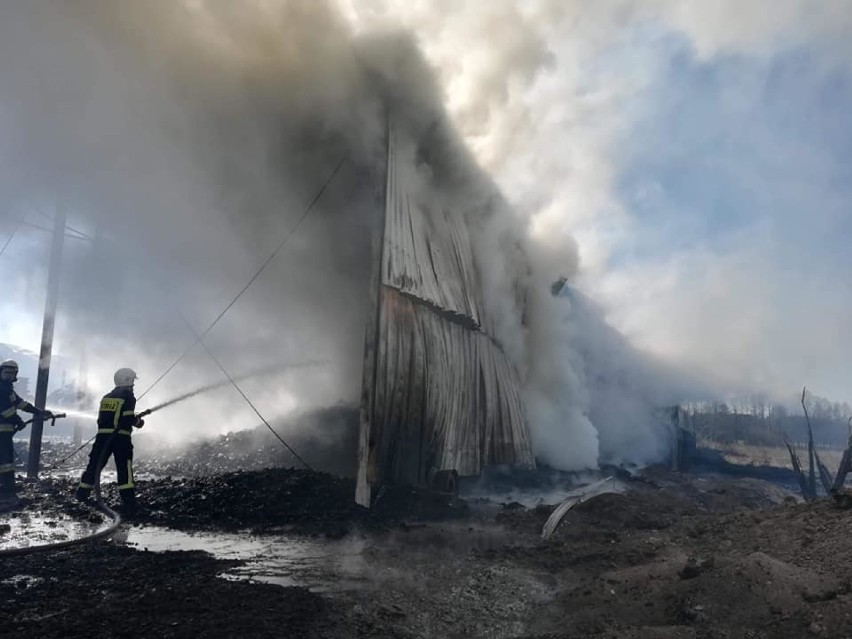 Pożar w Pokrzywniakach- straty szacuje się na 1,8 mln zł. Rodzina i znajomi apelują o pomoc[FOTO]