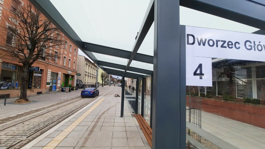 Przystanek tramwajowy na ul. Dworcowej jest już gotowy na...