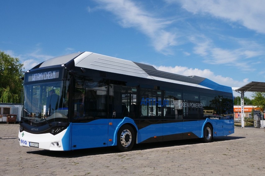 Do Chełma przyjechał wyjątkowy autobus napędzany wodorem. Zobacz zdjęcia