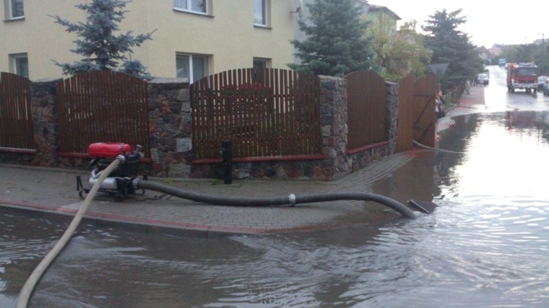 Ulewa zalała powiat kętrzyński. Zobacz zdjęcia!