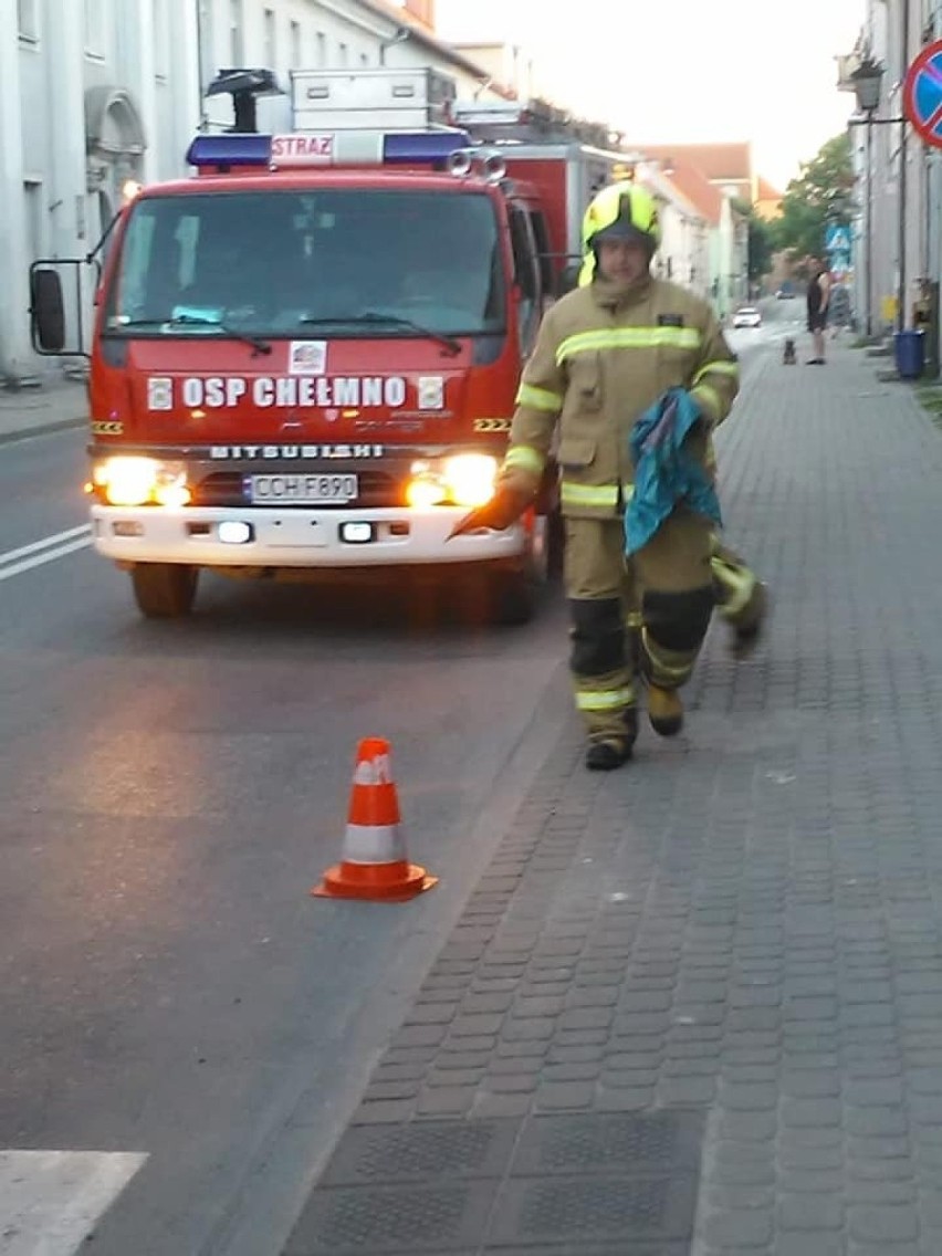 Na skrzyżowaniu chełmińskich ulic: 22 Stycznia i Wodnej...