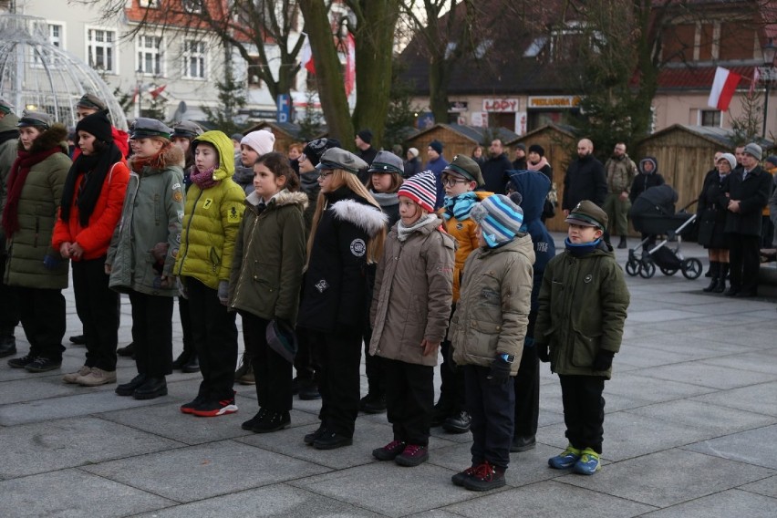 Wolsztyńscy harcerze po raz kolejny zorganizowali Apel Poległych na Rynku Miejskim 