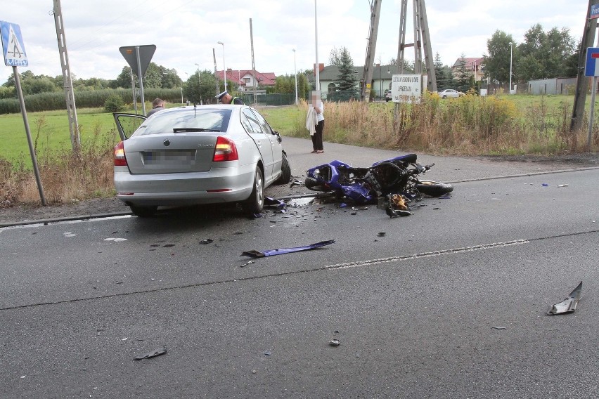 Śmiertelny wypadek motocyklisty na Tomaszowskiej w Łodzi