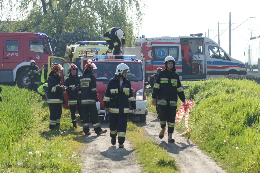 Wypadek na przejeździe kolejowym w miejscowości Szulec koło...