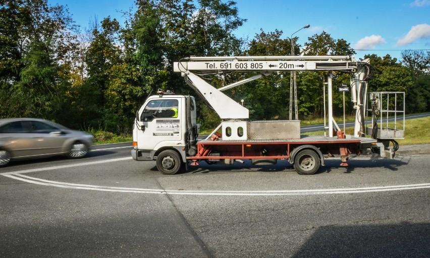 Wyjazd z Opławca w ulicę Koronowską