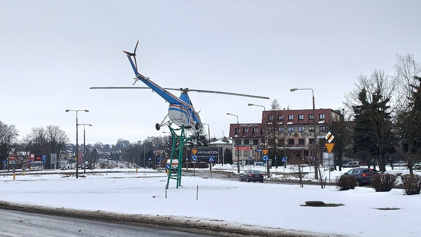 Słynny świdnicki helikopter zniknie z ronda przy Alei Lotników Polskich! 