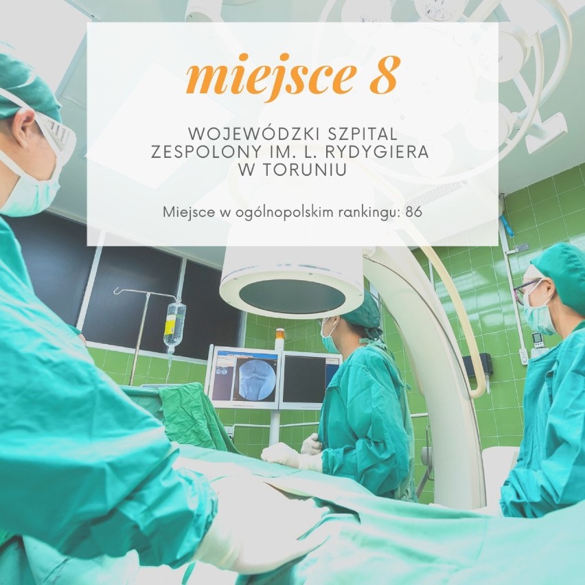 Najlepsze szpitale w Kujawsko-Pomorskiem. Bydgoszcz w krajowej czołówce
