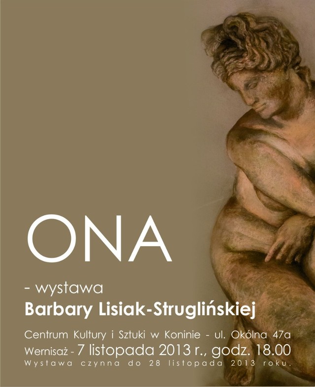 CKiS w Koninie: Wystawa Barbary Lisiak-Struglińskiej