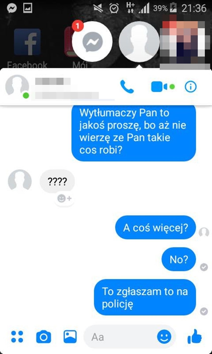 Czy nauczyciel pisał sprośne teksty do małoletnich dziewcząt? Dlaczego sprawa stoi w miejscu? (SCREENY)