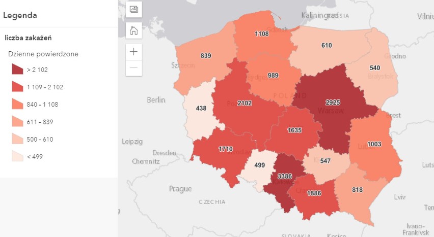 Małopolska zachodnia. Zmarły 22 osoby z COVID 19. Mamy 281 nowych przypadków zakażenia koronawirusem