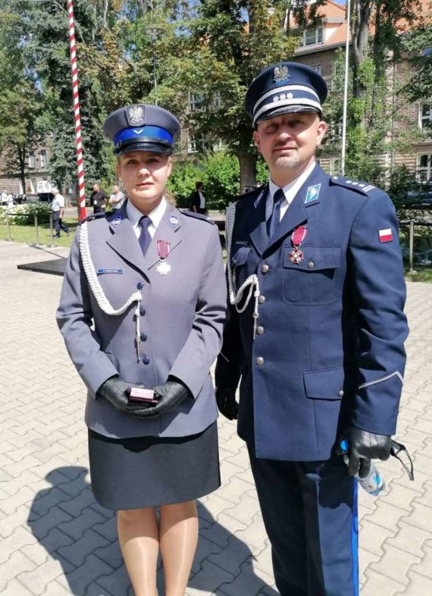 Dzielna policjantka otrzymała Krzyż Zasługi za Dzielność