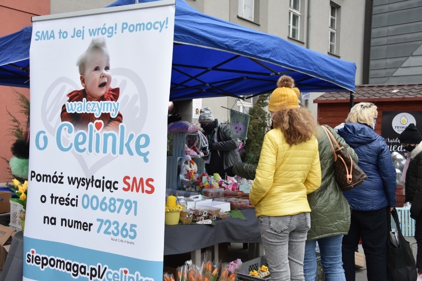 Datki dla Celinki zbierali także na Frymarku Bydgoskim Kubuś...