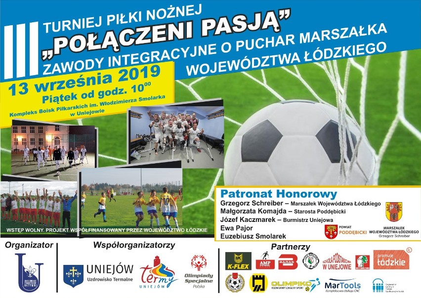 Piłkarska integracja w Uniejowie. Integracyjny Festiwal Piłkarski oraz III Turniej „Połączeni Pasją” rusza w czwartek