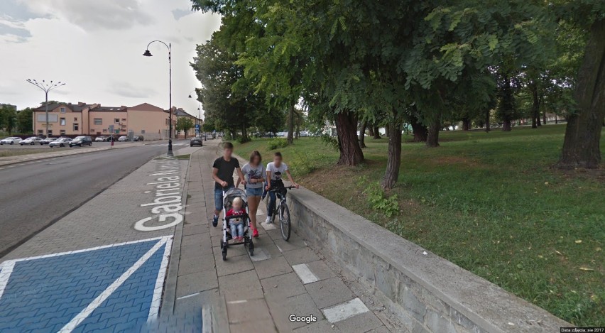 Piotrków i mieszkańcy miasta na mapach Google Street View