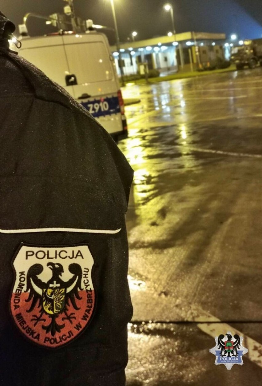 Wałbrzyscy policjanci na granicy z Białorusią