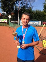 Radosław Dzieło, tenisista ze Szczawna-Zdroju wygrał turniej „Czarne diamenty" w Bytomiu
