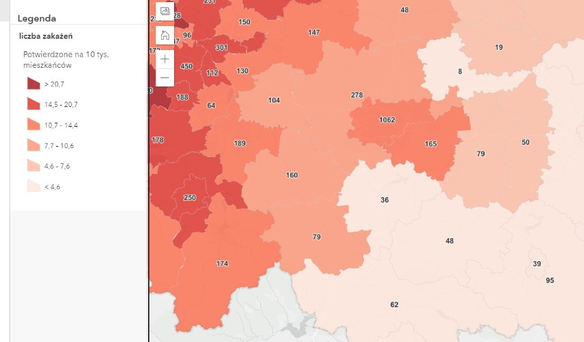 Chrzanów, Oświęcim, Wadowice, Olkusz. 11 osób z COVID-19 nie żyje. 600 nowych przypadków zakażenia koronawirusem w regionie