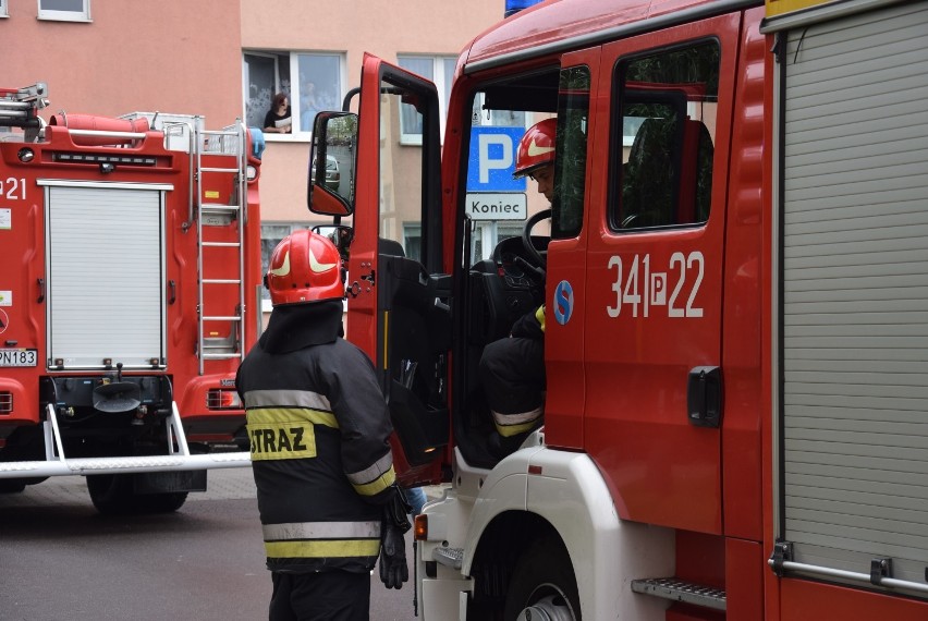 Akcja służb ratunkowych z udziałem śmigłowca LPR przy ul....