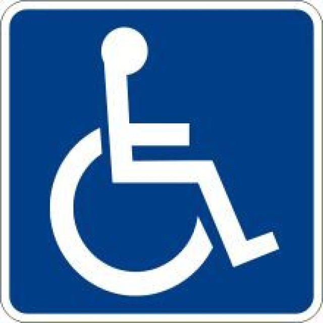 Logo symbolizujące niepełnosprawność.