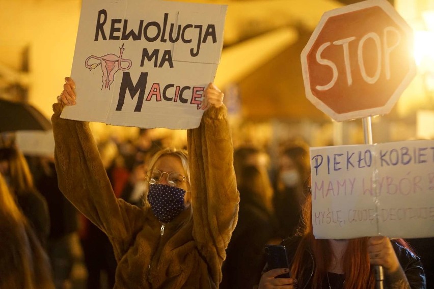 Protest kobiet w Kaliszu