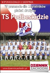 Plakat TS Podbeskidzie Bielsko Biała w Dzienniku Zachodnim