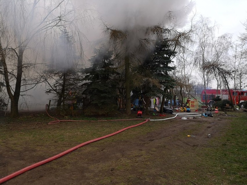 Pożar w miejscowości Wilkowyja. Relacja strażaków OSP  Kłecko 