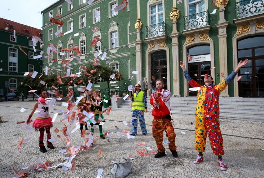 Strajk klaunów w Szczecinie