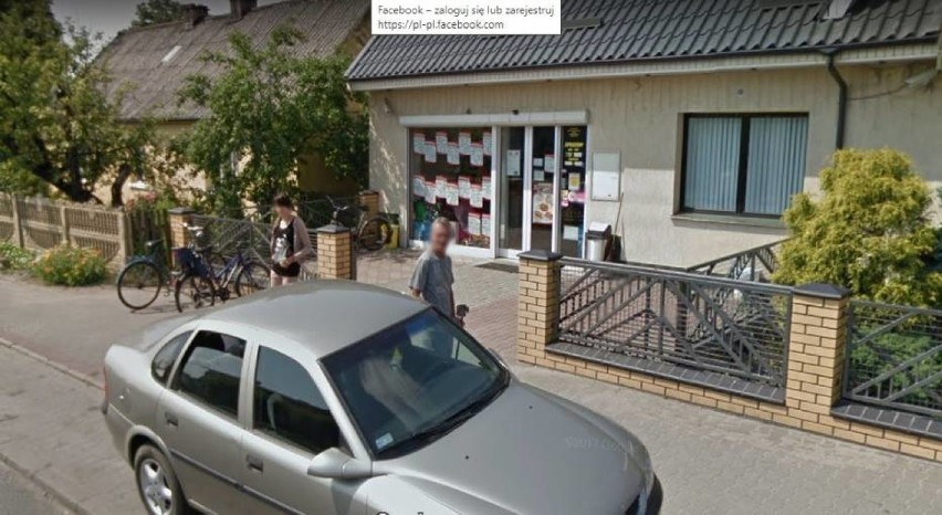 Mieszkańcy powiatu pleszewskiego przyłapani przez Google Street View na zakupach