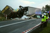 Wypadek w Suchatówce na trasie z Torunia do Inowrocławia [ZDJĘCIA]
