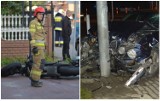 Nocny pościg we Włocławku i wypadek w gminie Choceń [zdjęcia, podsumowanie weekendu 1-3 października 2021]