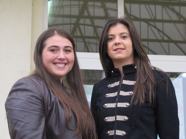 Cristina Graur (z lewej) i Alina Rosca z rumuńskiego Uniwersytetu w Piteszti będą studiowały w Polkowicach przez semestr na kierunku stosunki międzynarodowe