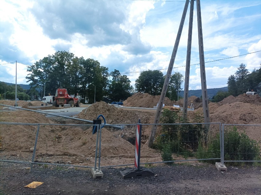 Jak wyglądają postępy prac przy budowie obwodnicy Piechowic? ZDJĘCIA