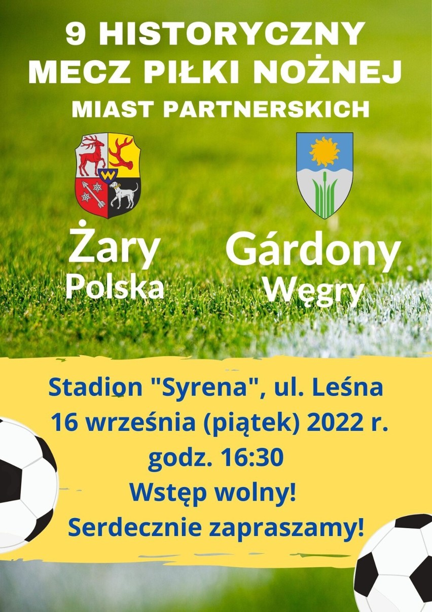 W piątek mecz miast partnerskich