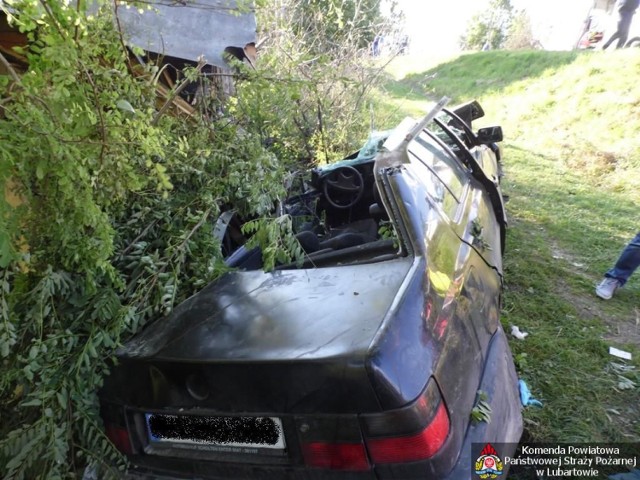 Lubartowska policja ustala okoliczności wypadku w Rokitnie w którym ranne zostały 4 osoby
